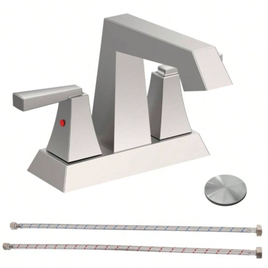 4 Inch Oil Rubbed Bronze Bathroom Sink Faucet for