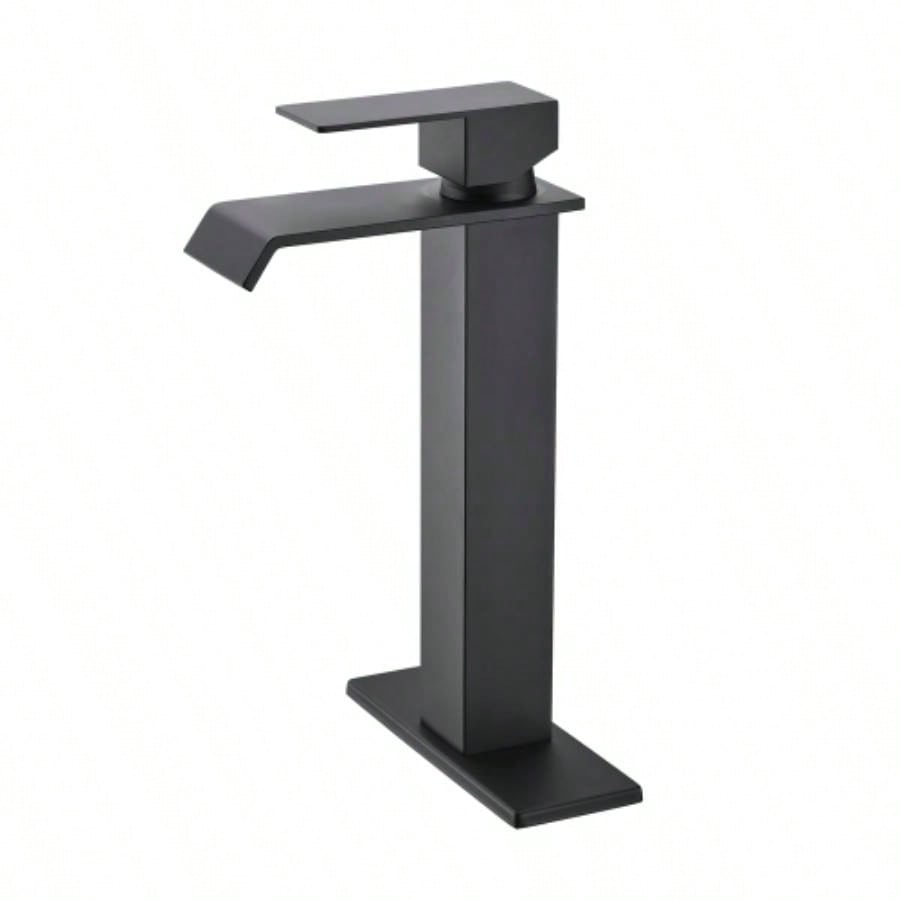 Large Waterfall Bathroom Sink Faucet - Single Handle