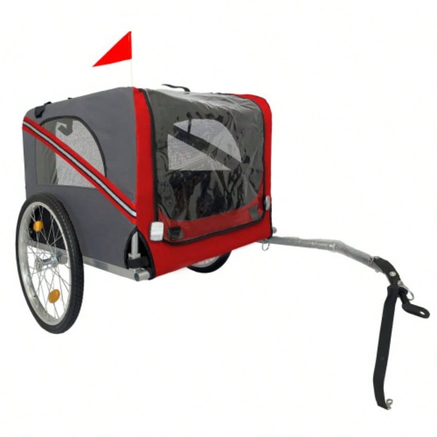 Outdoor Heavy Duty Foldable Utility Pet Stroller Dog Carriers Trailer