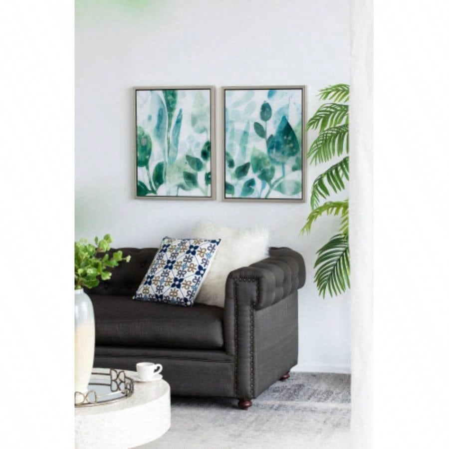 19x 25.5 Framed Printed Acrylic Decorative Wall Art, Wall Decor Living Room Bedrrom Entryway Office, Set of 2