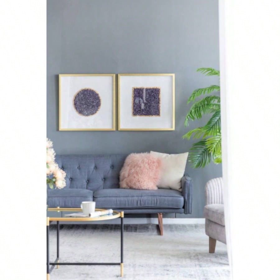 S/2 15.57x1.2x15. Shadow Box Wall Dcor