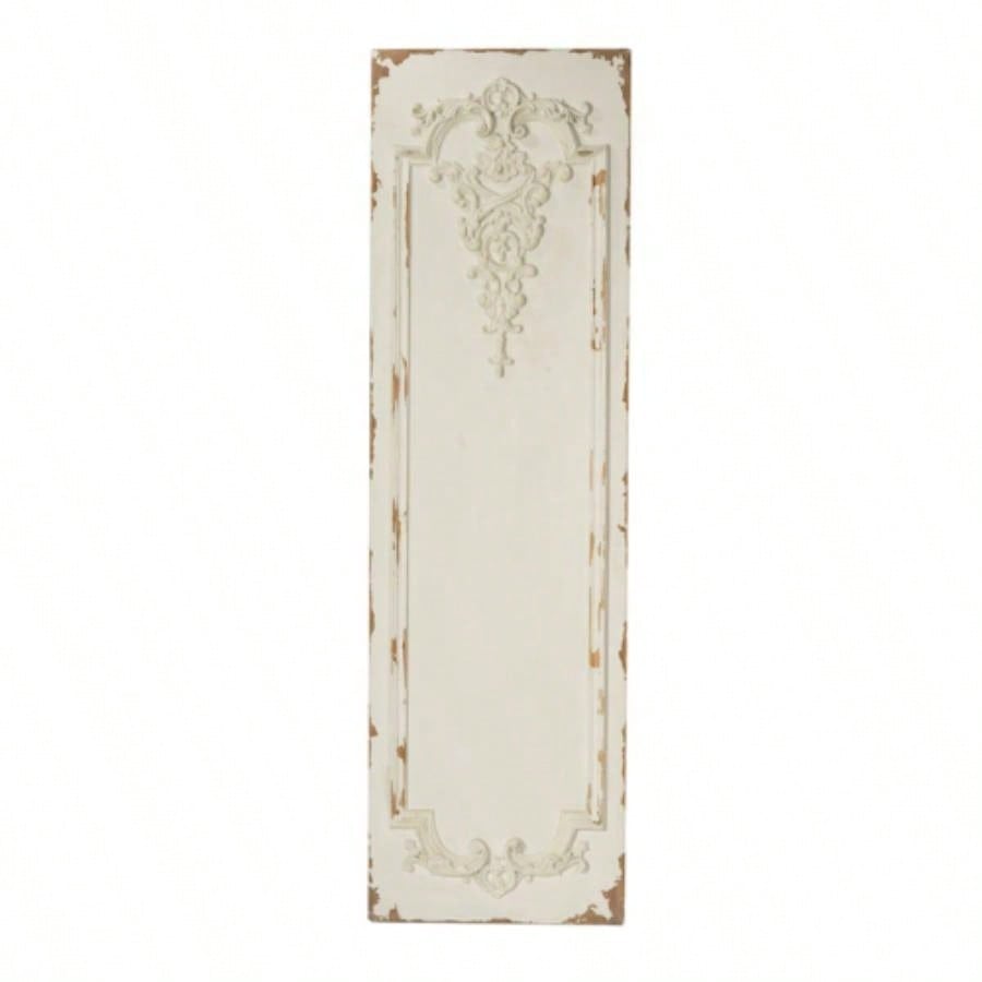 Set of 3 Large White Wall Art Panel, Rectangle Wall Sculpture, Wall Dcor Living Room Dining Room Office Bedroom, 21x 71