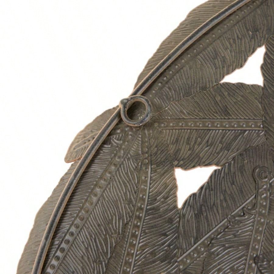 Textured 3 - piece Metal Disc Wall Decor Set