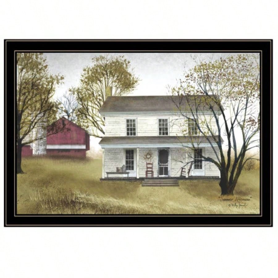 Summer Afternoon by Billy Jacobs, Ready to Hang Framed Print, Black Frame