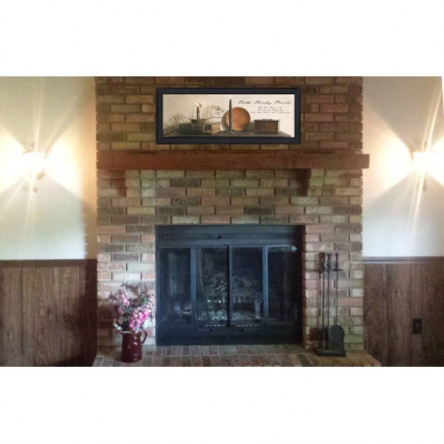 Trendy Dcor 4U Faith, Family and Friends Framed Wall Art, Modern Home Decor Framed Print Living Room, Bedroom Farmhouse Wall Decoration by Billy Jacobs