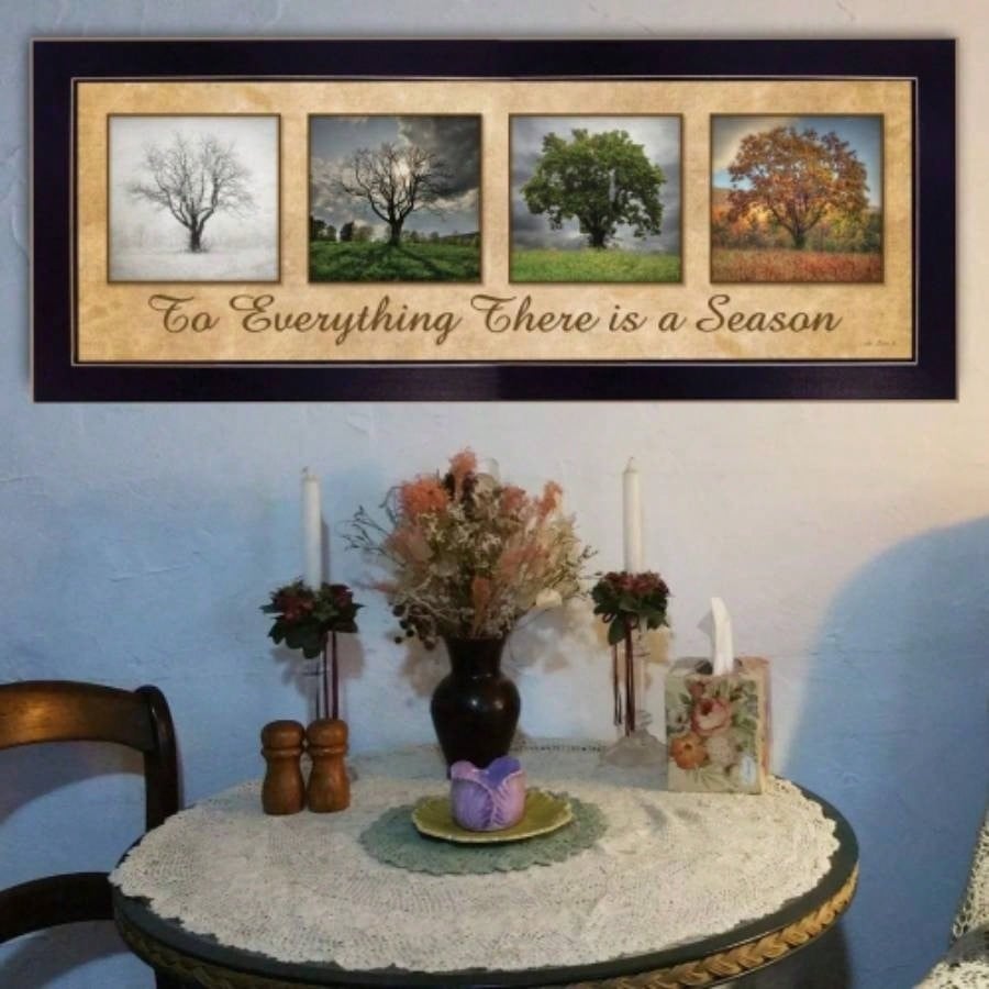There is a Season by Lori Deiter, Ready to Hang Framed Print, Black Frame