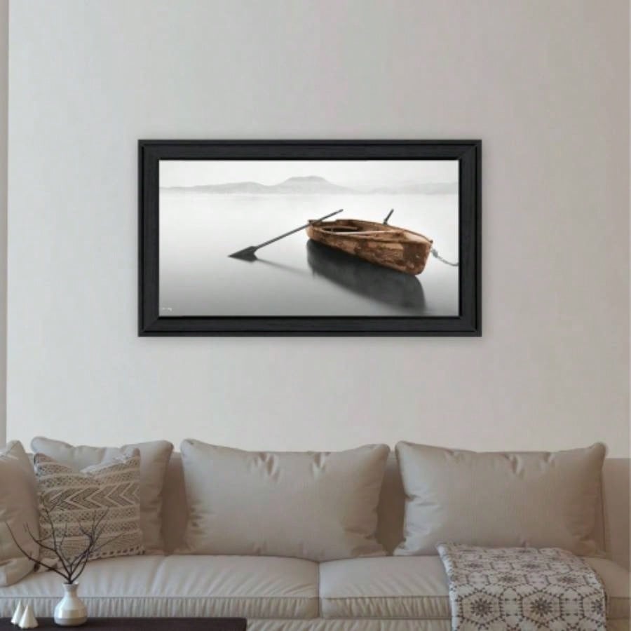 Solitude by Moises Levy, Ready to Hang Framed Print, Black Frame