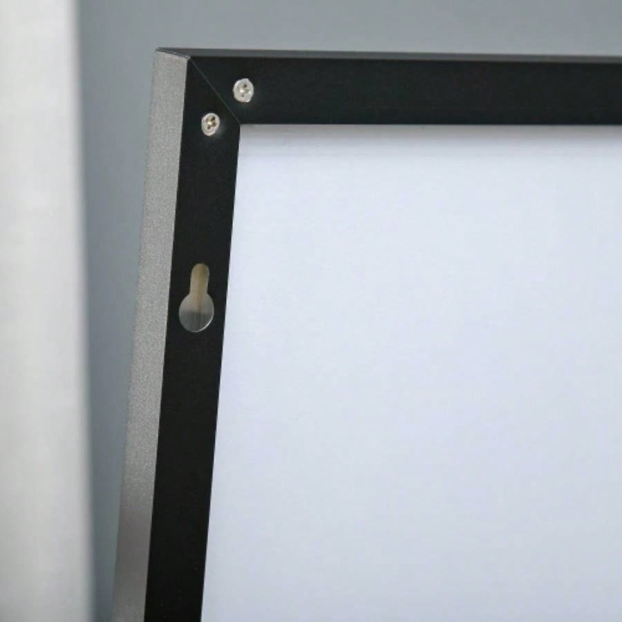 HOMCOM Full Length Glass Mirror, Freestanding or Wall Mounted Dress Mirror Bedroom, Living Room, Bathroom, 19.75x 63.5 Black