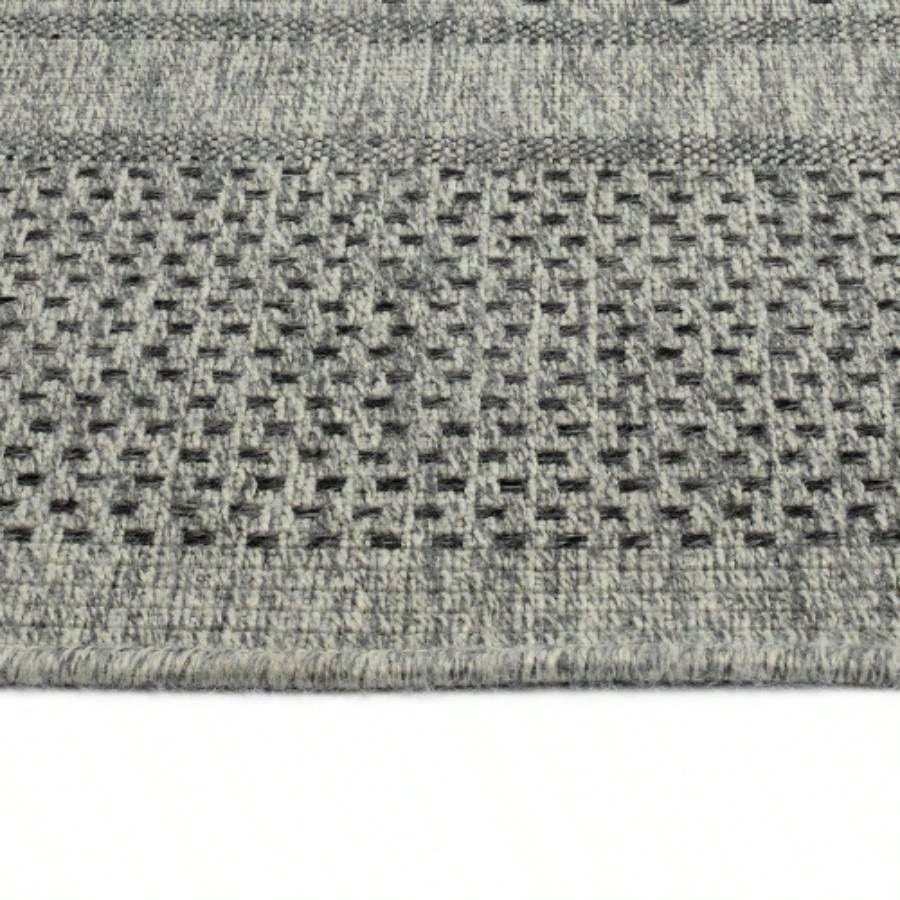 Modern, Transitional, Geometric, Southwestern, Textured High - Low Cut Loop 53x 6 Rectangle Area Rug