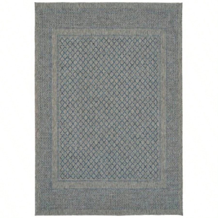 Modern, Transitional, Geometric, Southwestern, Textured High - Low Cut Loop 53x 6 Rectangle Area Rug