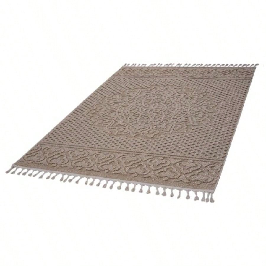 LOOM LUXE 8X10 Beige/Medallion Indoor/Outdoor Area Rug