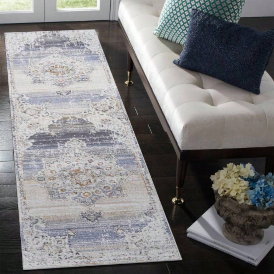 8x10 Gold Medallion Area Rug - home Decor