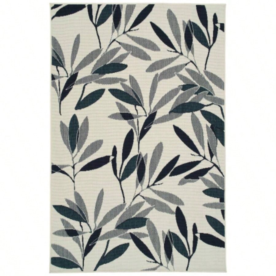 Modern, Textured Cut Pile 53x 6 Rectangle Area Rug