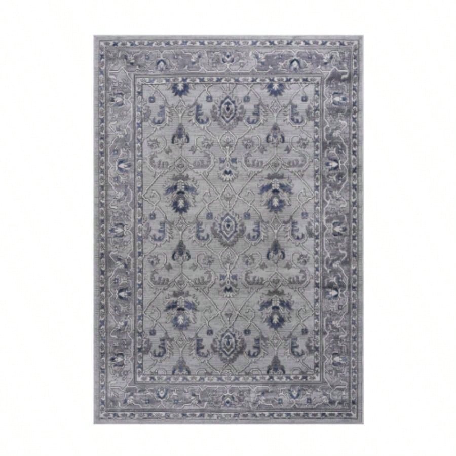 LOOM LUXE 8X10/Blue/ Non - Shedding Living Room Bedroom Dining Home Office Stylish and Stain Resistant Area Rug