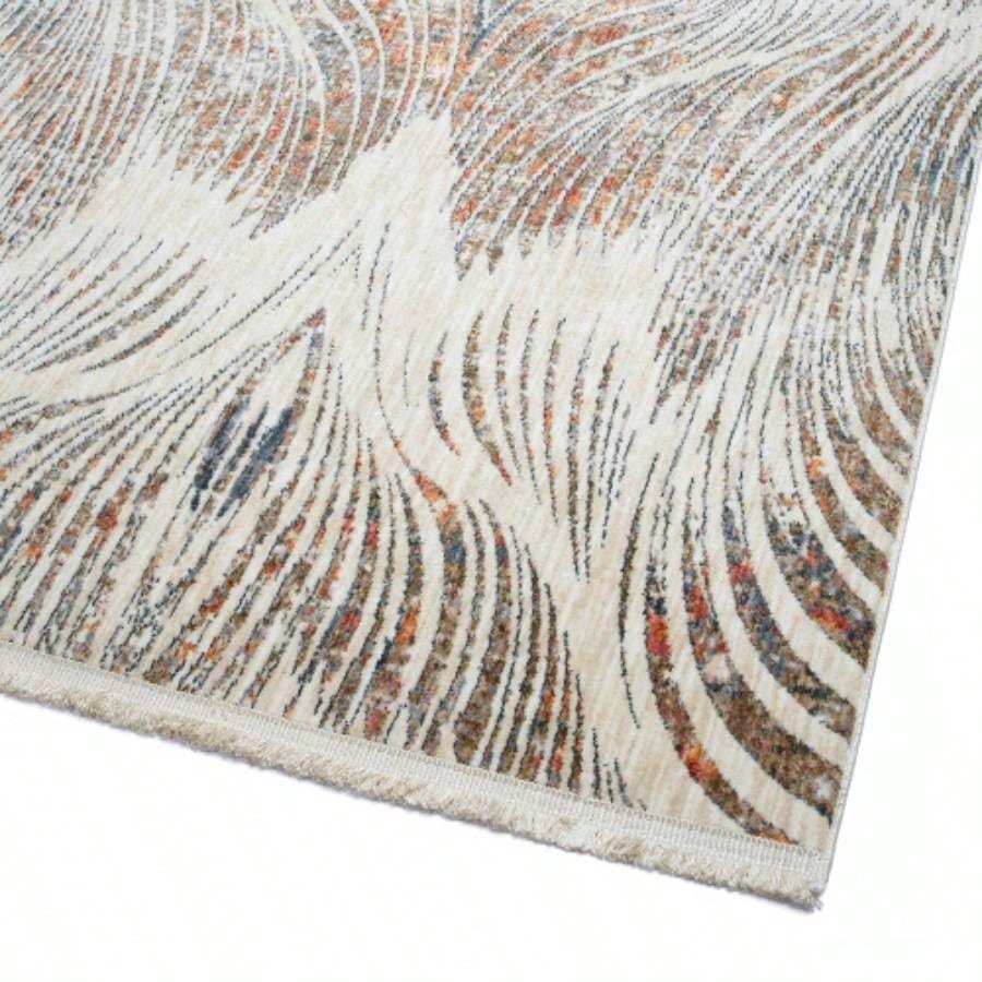 Modern, Abstract, Cut Pile 53x 3 Rectangle Area Rug