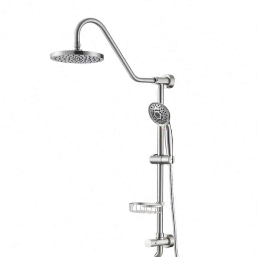 Shower with Handheld Shower System with 8 Rain Shower