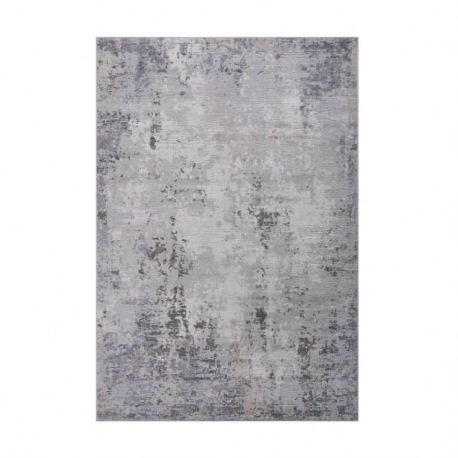 LOOM LUXE 8X10 Ivory/Sand/Abstract Non - Shedding Living Room Bedroom Dining Home Office Stylish and Stain Resistant Area Rug