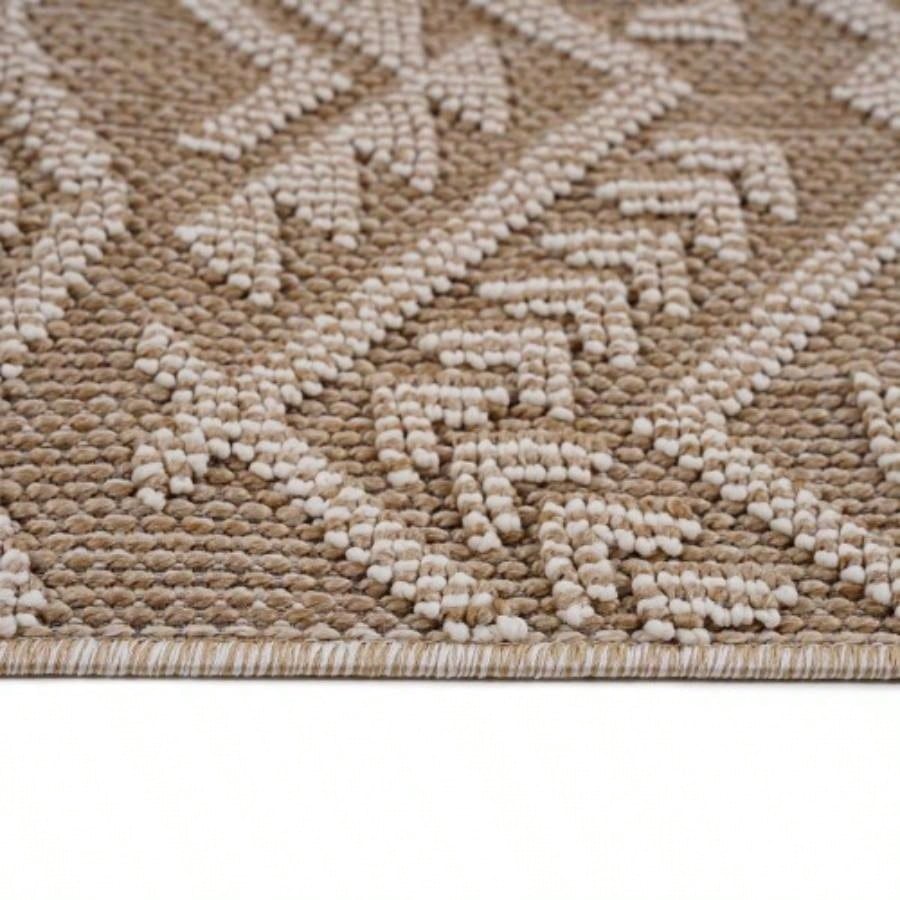 LOOM LUXE 8X10 Natural/Traditional Indoor/Outdoor Area Rug