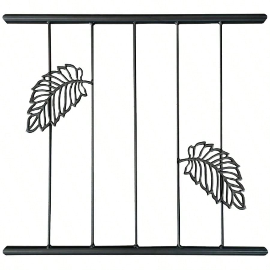 Metal Garden Arch with doors Garden Arbor Trellis Climbing Plants Support Arch Outdoor Arch Wedding Arch Party Events Archway Black