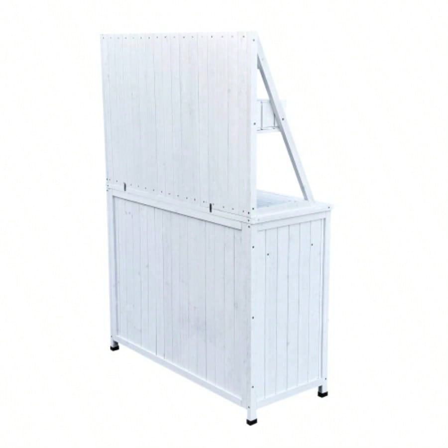 Outdoor Potting Table, Tableside cabinet cabinet, Wooden Gardening Table Tabletop and Storage Cabinet, Planting Table Garden Work Garden, Patio, Greenhouse