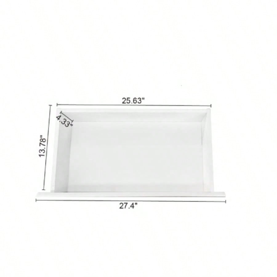 6 Drawer Double Dresser Bedroom Living Room Hallway, white