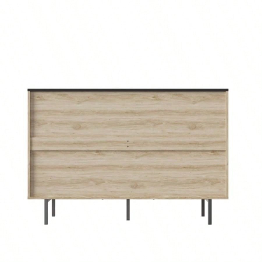 Fluted, Bedroom Storage Cabinet, Six drawer storage, Large Capacity, Modern Minimalist Drawer Cabinet, Two - tone Design