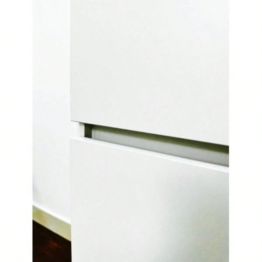 Elise Slim Modular Wood Closet Cabinet with Drawers in White