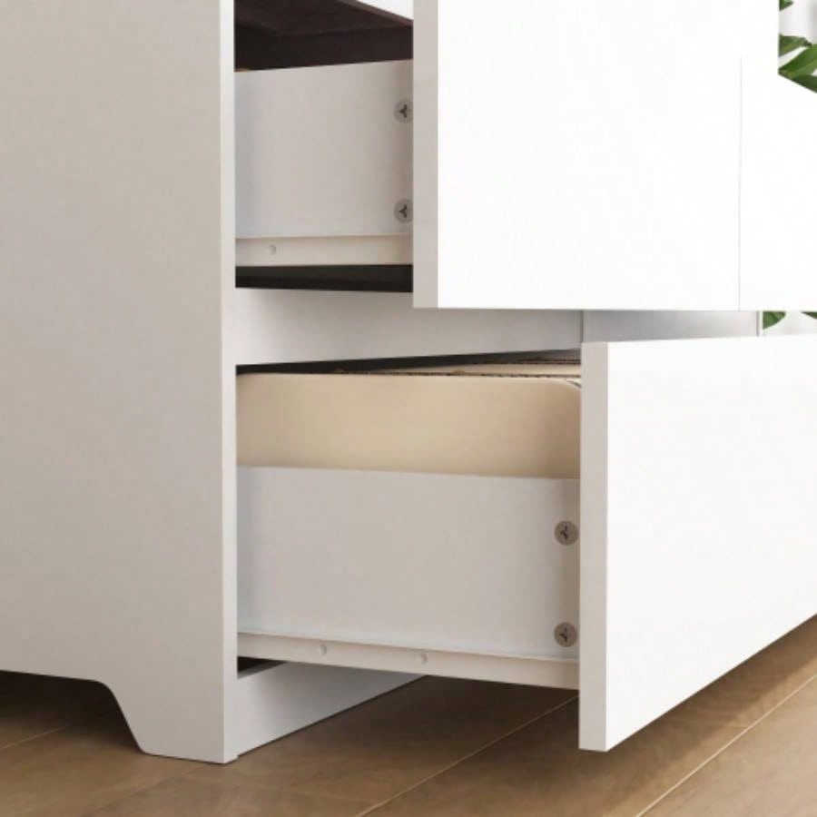 6 Drawer Storage Cabinet, Dresser, Wood Storage Tower Clothes Organizer, Wide Chest of 6 Drawers, Large Storage Space Bedroom, Hallway, Entryway Living Room