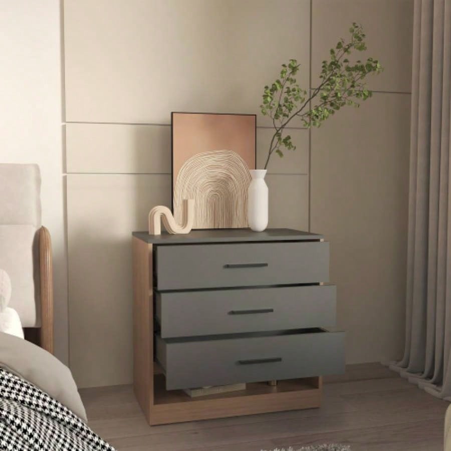 Dresser, 3 Drawers, 1 Shelf