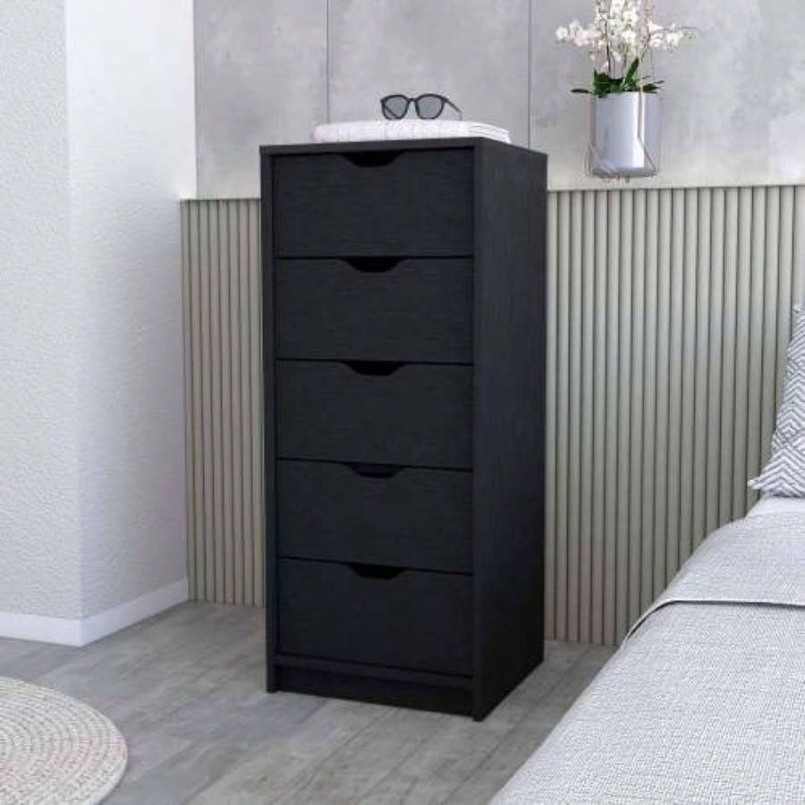 Narrow Chest of Drawers - 34" Wide for Bedrooms & Small Spaces
