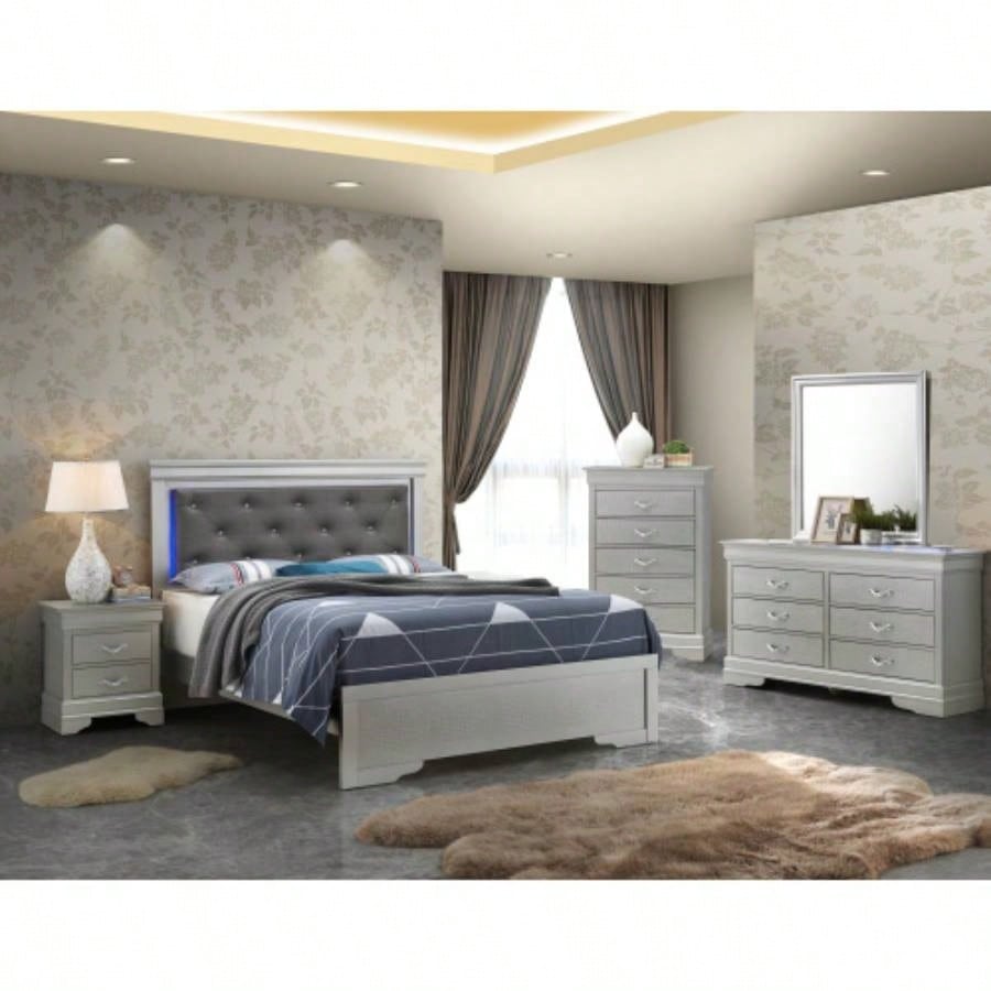 Lorana G6590 - Chest, Silver Champagne