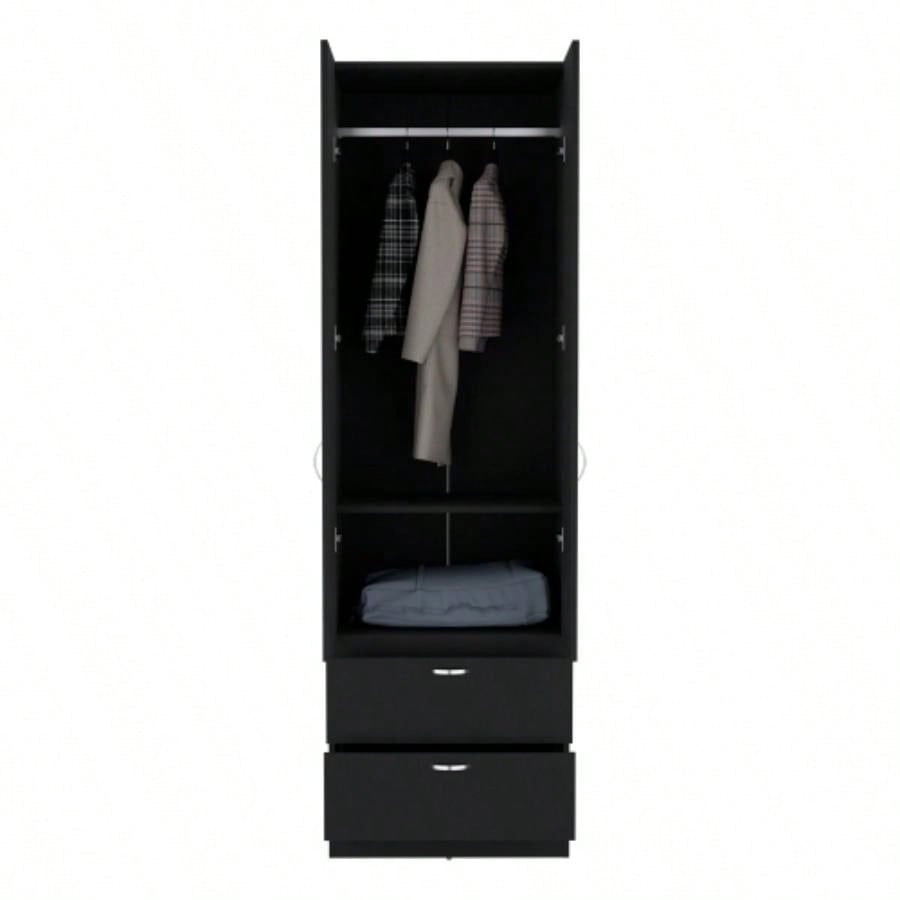 Armoire Marlton, Bedroom, Black