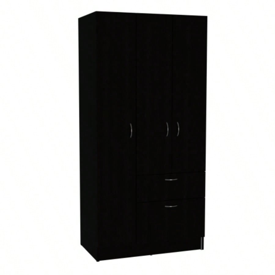 Armoire, Bedroom, Black/ White
