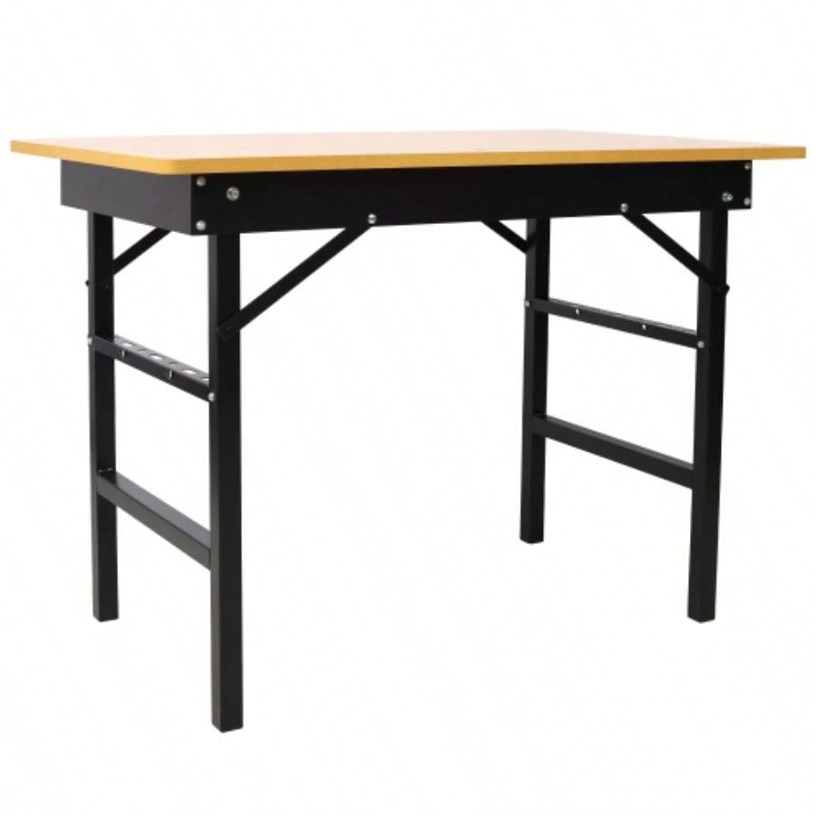 Portable Folding Work Table with Measuring Tape and Angle Finder, Portable Folding Workbench, Workshop, With Handle