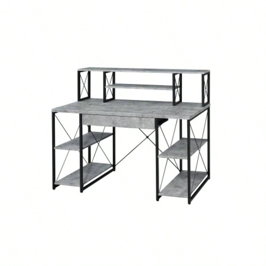 Amiel All Purpose Gray Writing Desk