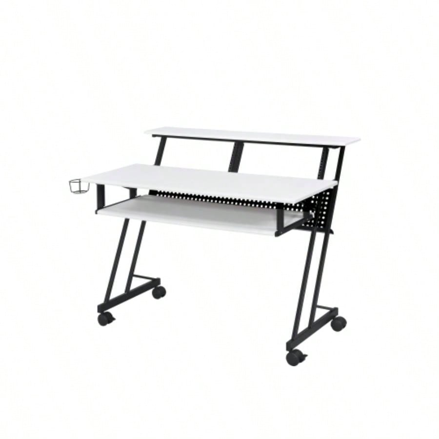 Yellow Black Music Recording Desk - 60" Computer Desk