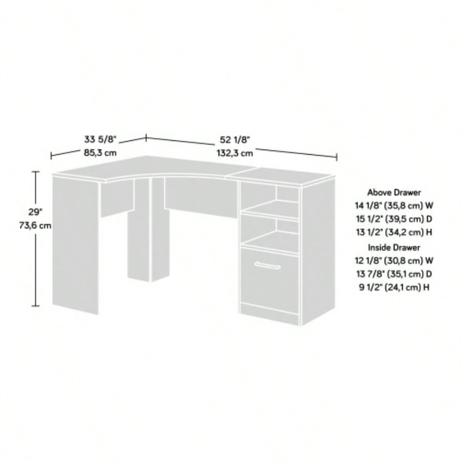Corner Desk, Brown, Popular styles for 2025 year