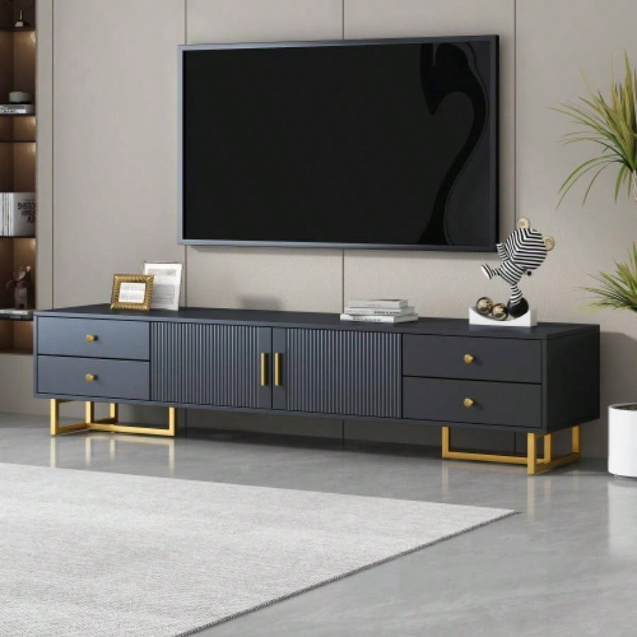 U - Can TV Stand 65+ Inch TV, Entertainment Center TV Media Console Table, Modern TV Stand with Storage, TV Console Cabinet Furniture Living RoomOLD SKU: WF530740AAK