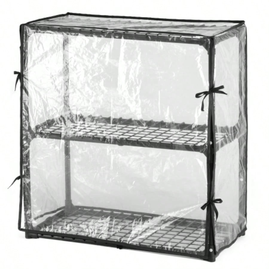 3 - SHELF WIRE RACK WITH COVER1PACK, Inclouding one cover