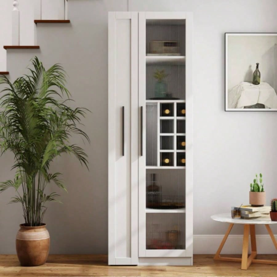 Tier multi - functional pull - out multi - tier storage Single - sided open shelf Kitchen, Living Room Narrow Spaces