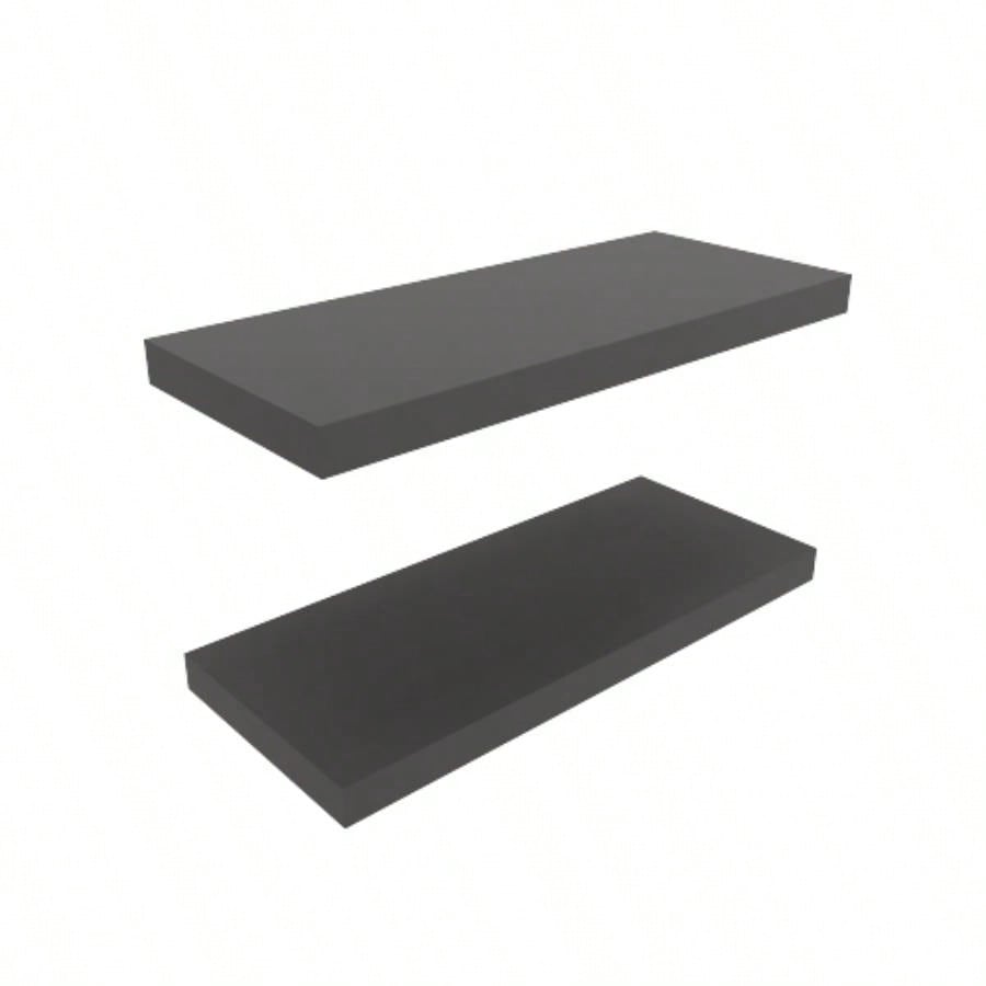 Floating Shelves 1.50 H, 2 Shelves, Matt Gray