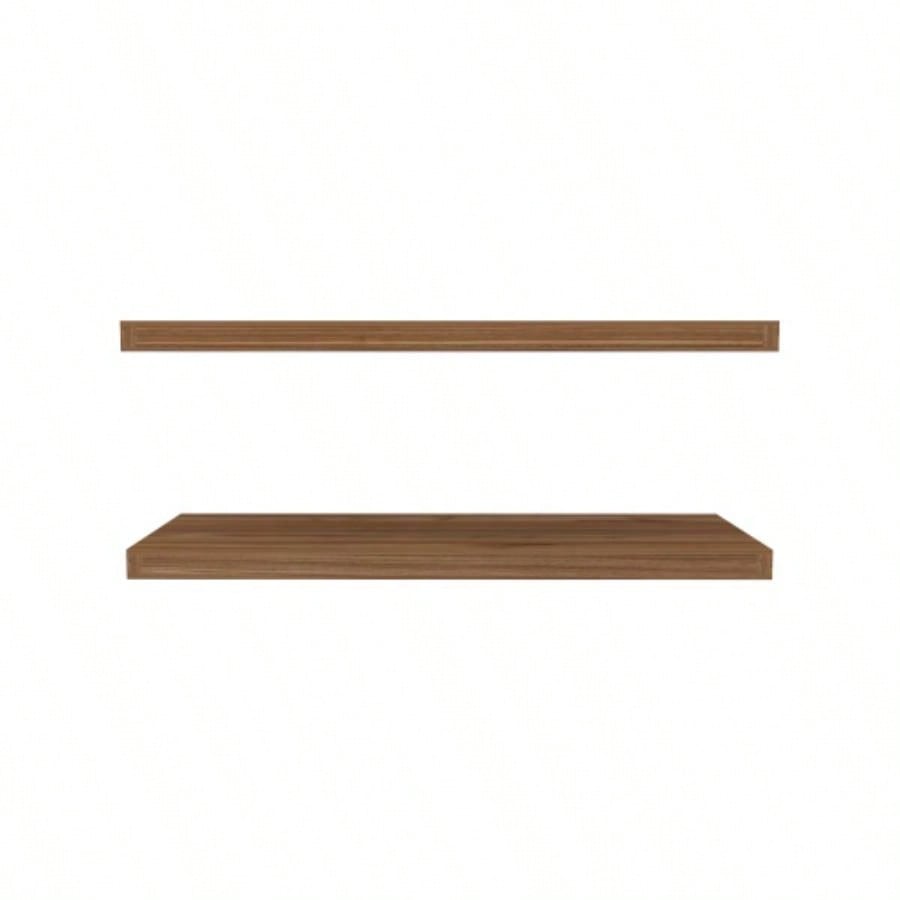 Floating Shelf, Living Room, Mahogany