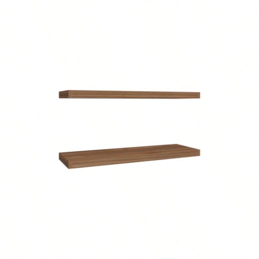 Floating Shelves 1.50 H, 2 Shelves, Mahogany