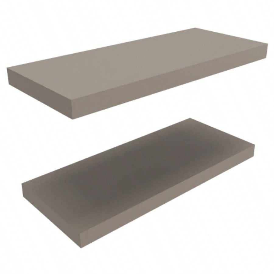 Floating Shelves 1.50 H, 2 Shelves, Taupe