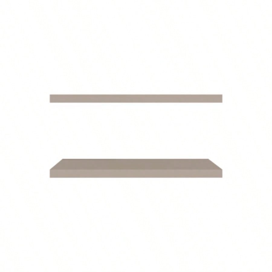 Floating Shelves 1.50 H, 2 Shelves, Taupe