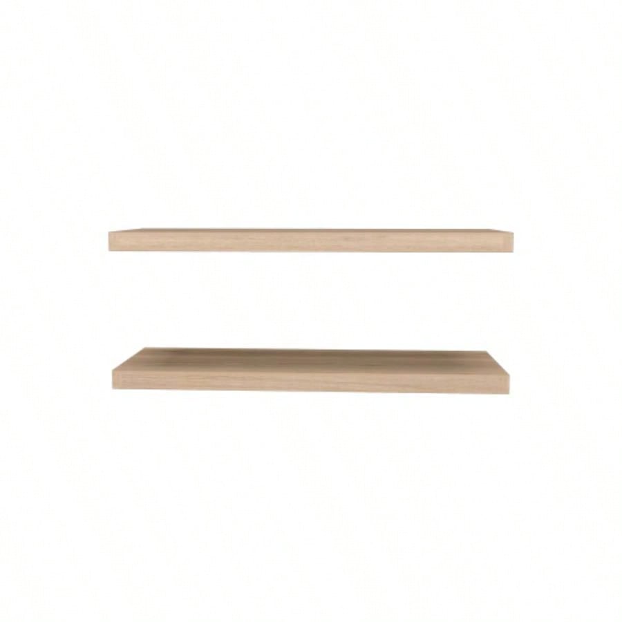 Floating Shelf, Living Room, Light Pine