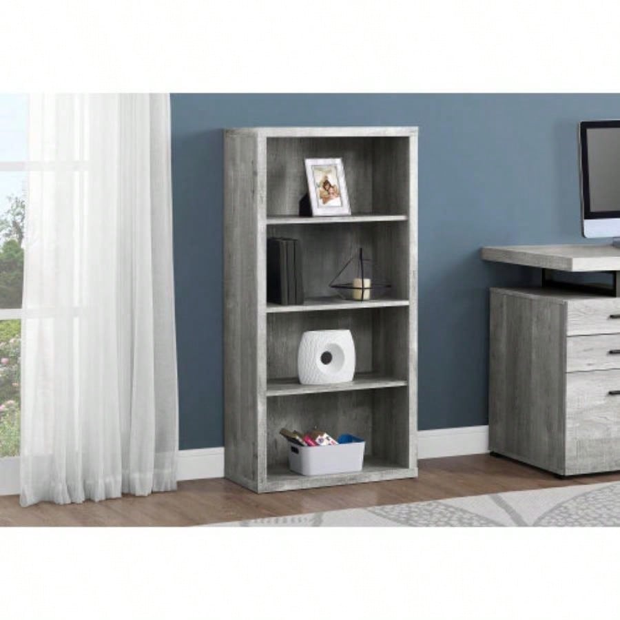 Bookshelf, Bookcase, Etagere, 5 Tier, 48h, Office, Bedroom, Laminate, Contemporary, Modern