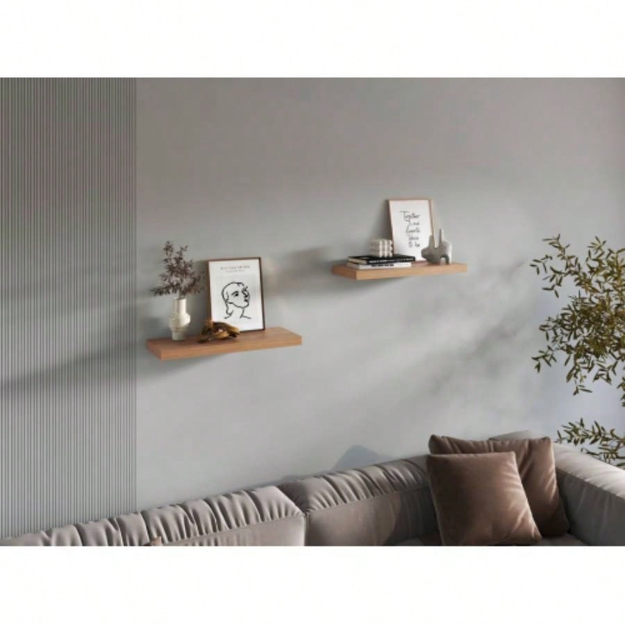 Floating Shelves 1.50 H, 2 Shelves, Pine