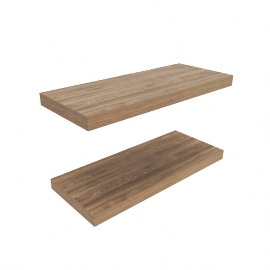 Floating Shelves 1.50 H, 2 Shelves, Pine