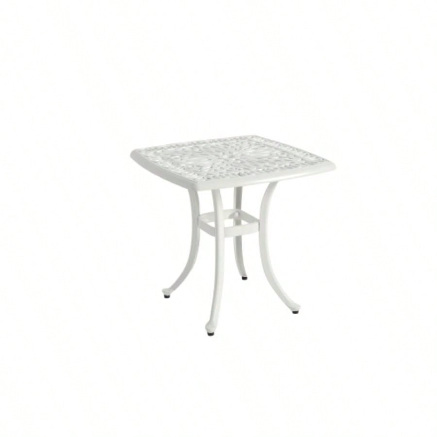 Bistro Set 3 Piece Rustproof Cast Aluminum Patio Furniture Sets 2 Chairs and 1 Round Table Outdoor, Garden, Patio, Balcony, white